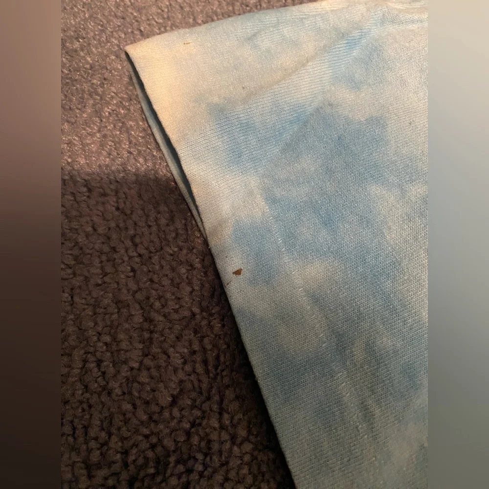 Vintage Tye Dye Liquid Blue Beatles Yellow Submarine T Shirt - Picture 6 of 7